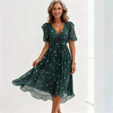 Elaine | Women’s Floral Midi Dress