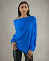 Celmara | Women’s Draped High-Neck Knit Sweater