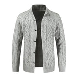 Hawt | Men’s Cable-Knit Wool-Blend Cardigan