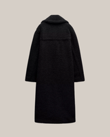 Niani | Women’s Double-Breasted Long Teddy Coat