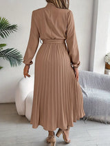 Rae | Women’s Chic Pleated Midi Dress