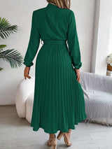 Rae | Women’s Chic Pleated Midi Dress