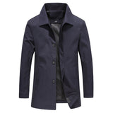 Adriano | Men’s Long Windproof Jacket