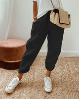 Aleandro | Women’s Relaxed Linen Drawstring Trousers