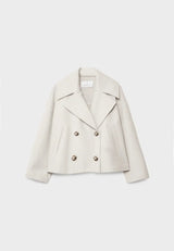 Ameline | Women’s Double-Breasted Cropped Jacket