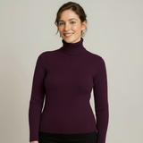 Arleena | Women’s Slim Fit Ribbed Turtleneck Sweater