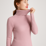 Arleena | Women’s Slim Fit Ribbed Turtleneck Sweater