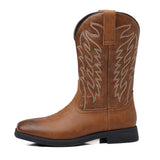 Arvian | Men’s Embroidered Mid-Calf Boots