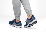 Blue Comfort Sneakers with Ortho-Cushion™ System for Walking Ease