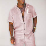 Brines | Men’s Linen-Blend Two-Piece Summer Set