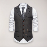 Caldoren | Men’s Herringbone Waistcoat