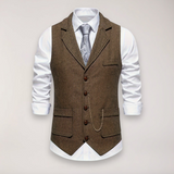 Caldoren | Men’s Herringbone Waistcoat