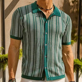 Montiero | Men’s Slim Fit Herringbone Shirt
