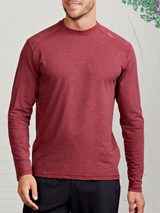 Carrollton Long Sleeve Gym Top for Men | Moisture-Wicking Activewear T-Shirt in Black, Navy, Grey