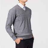Casharo | Men’s Luxury Cashmere V-Neck Sweater