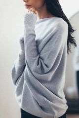 Celmara | Women’s Draped High-Neck Knit Sweater