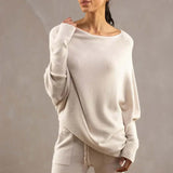 Celmara | Women’s Draped High-Neck Knit Sweater