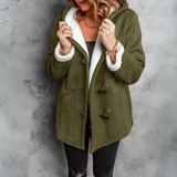 Charina | Women’s Hooded Fleece Coat