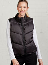 Chic Power Puffer Vest for Women in Recycled Nylon | Stylish Layering Gilet