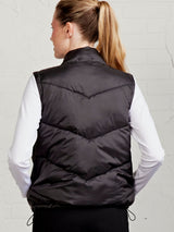 Chic Power Puffer Vest for Women in Recycled Nylon | Stylish Layering Gilet