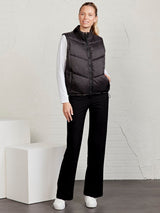 Chic Power Puffer Vest for Women in Recycled Nylon | Stylish Layering Gilet