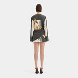 Constance | Women’s Silk Crepe Floral Mini Dress