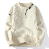 Corvanio | Men’s Patchwork Knit Sweater