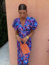 Dianna | Women’s Puff Sleeve Printed Dress