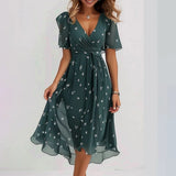 Elaine | Women’s Floral Midi Dress
