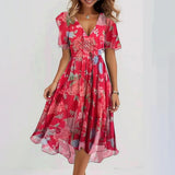 Elaine | Women’s Floral Midi Dress