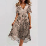 Elaine | Women’s Floral Midi Dress