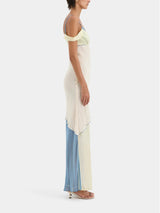 Elaiza | Women’s Asymmetric Pastel Maxi Dress