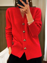 Elira | Women’s Buttoned Knit Cardigan