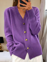 Elira | Women’s Buttoned Knit Cardigan