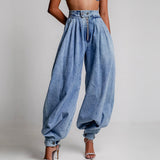 Gianna | Women’s High-Waisted Balloon Denim Trousers