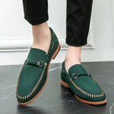 Montelaro | Men’s Handstitched Suede Loafers