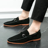Montelaro | Men’s Handstitched Suede Loafers