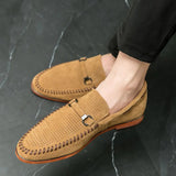 Montelaro | Men’s Handstitched Suede Loafers