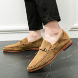 Montelaro | Men’s Handstitched Suede Loafers