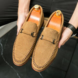 Montelaro | Men’s Handstitched Suede Loafers
