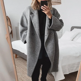 Harper | Women’s Long Cotton-Wool Coat