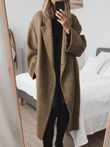 Harper | Women’s Long Cotton-Wool Coat