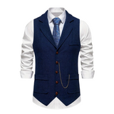 Harrin | Men’s Herringbone Waistcoat