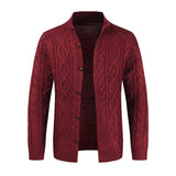 Hawt | Men’s Cable-Knit Wool-Blend Cardigan