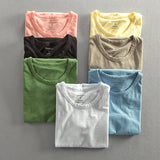 Hiroshi | Men’s Japanese-Inspired Organic Cotton O-Neck Shirt