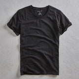 Hiroshi | Men’s Japanese-Inspired Organic Cotton O-Neck Shirt