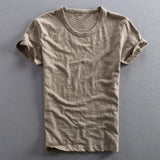 Hiroshi | Men’s Japanese-Inspired Organic Cotton O-Neck Shirt