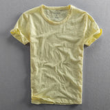 Hiroshi | Men’s Japanese-Inspired Organic Cotton O-Neck Shirt