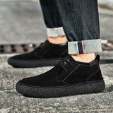 Huxley | Men’s Mid-Top Suede-Look Sneakers