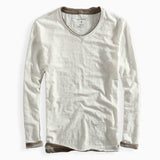 Kaito | Men’s Japanese-Inspired V-Neck Cotton Shirt